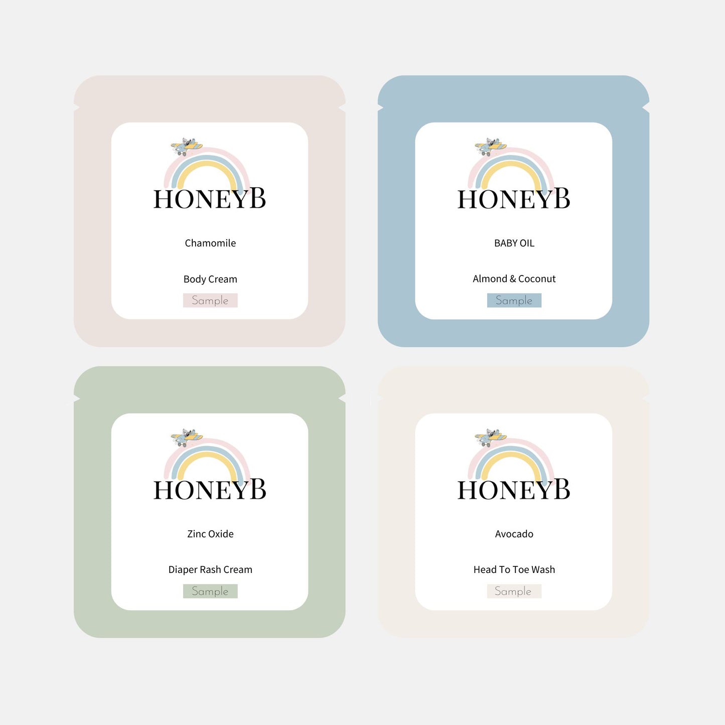 HoneyB Samples (Pack of 4)