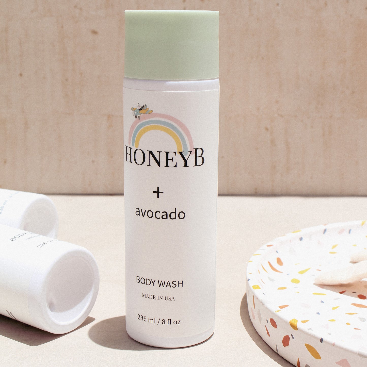 baby body wash with avocado