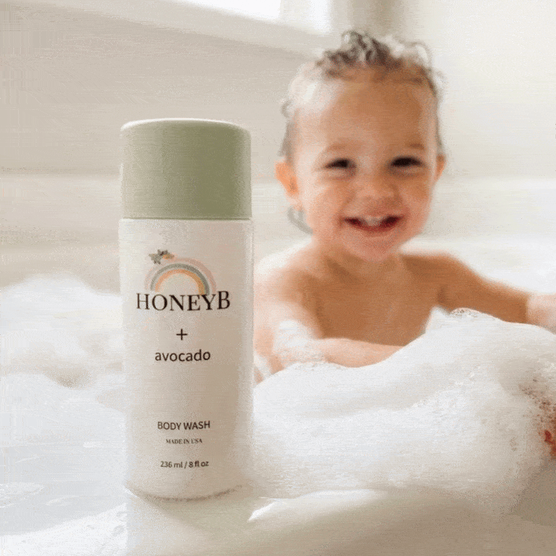 body wash with avocado