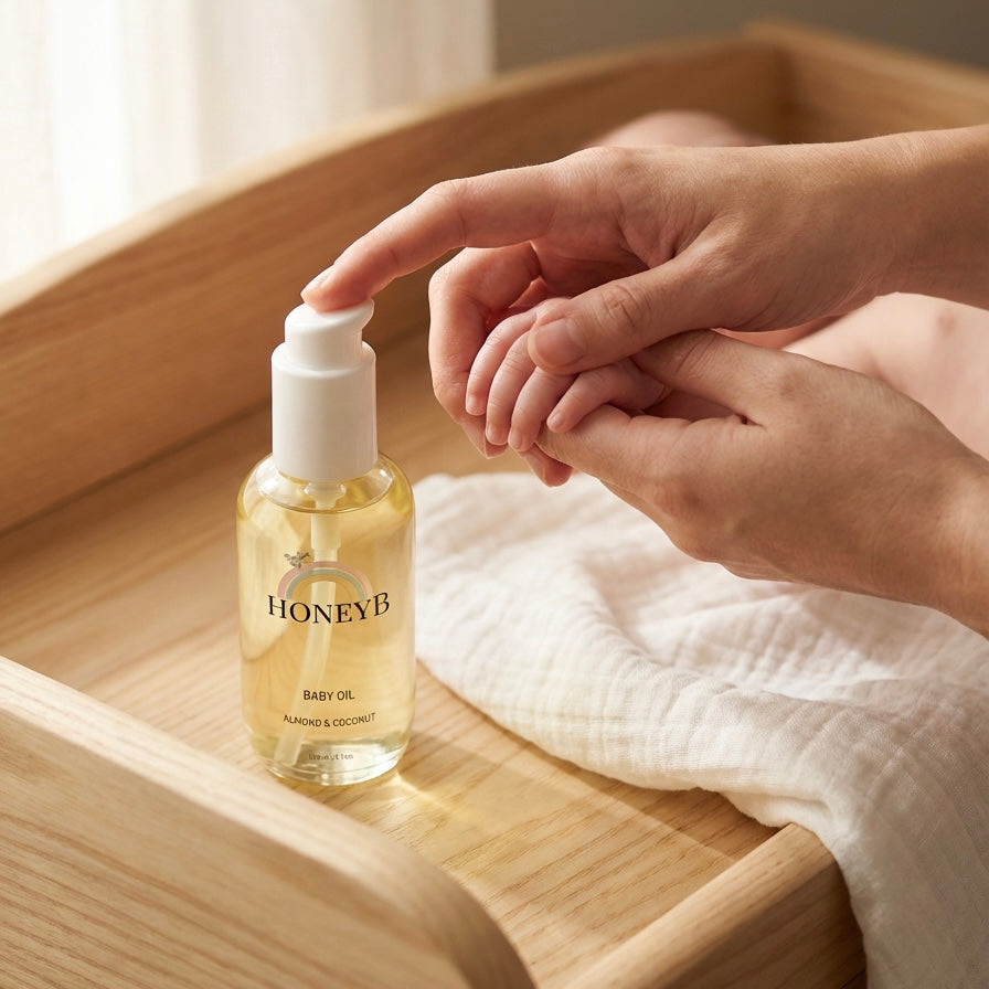 body oil with coconut