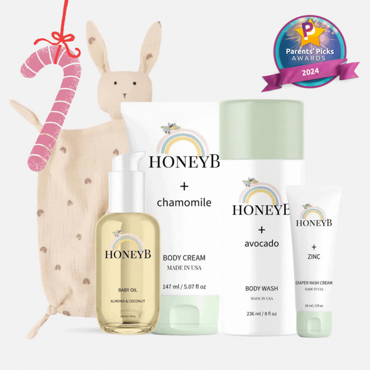 Honeyb baby skincare bundle