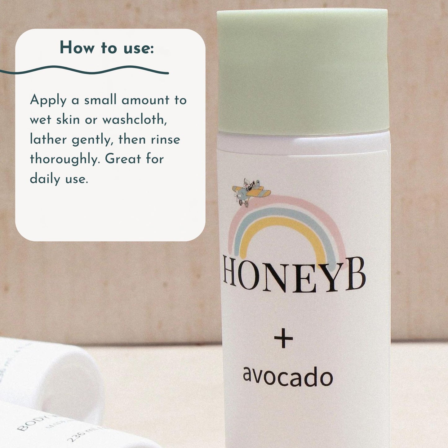 baby body wash and shampoo