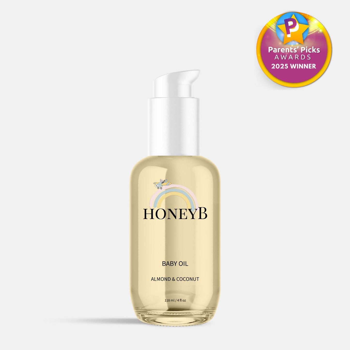 honeyb baby oil almond and coconut