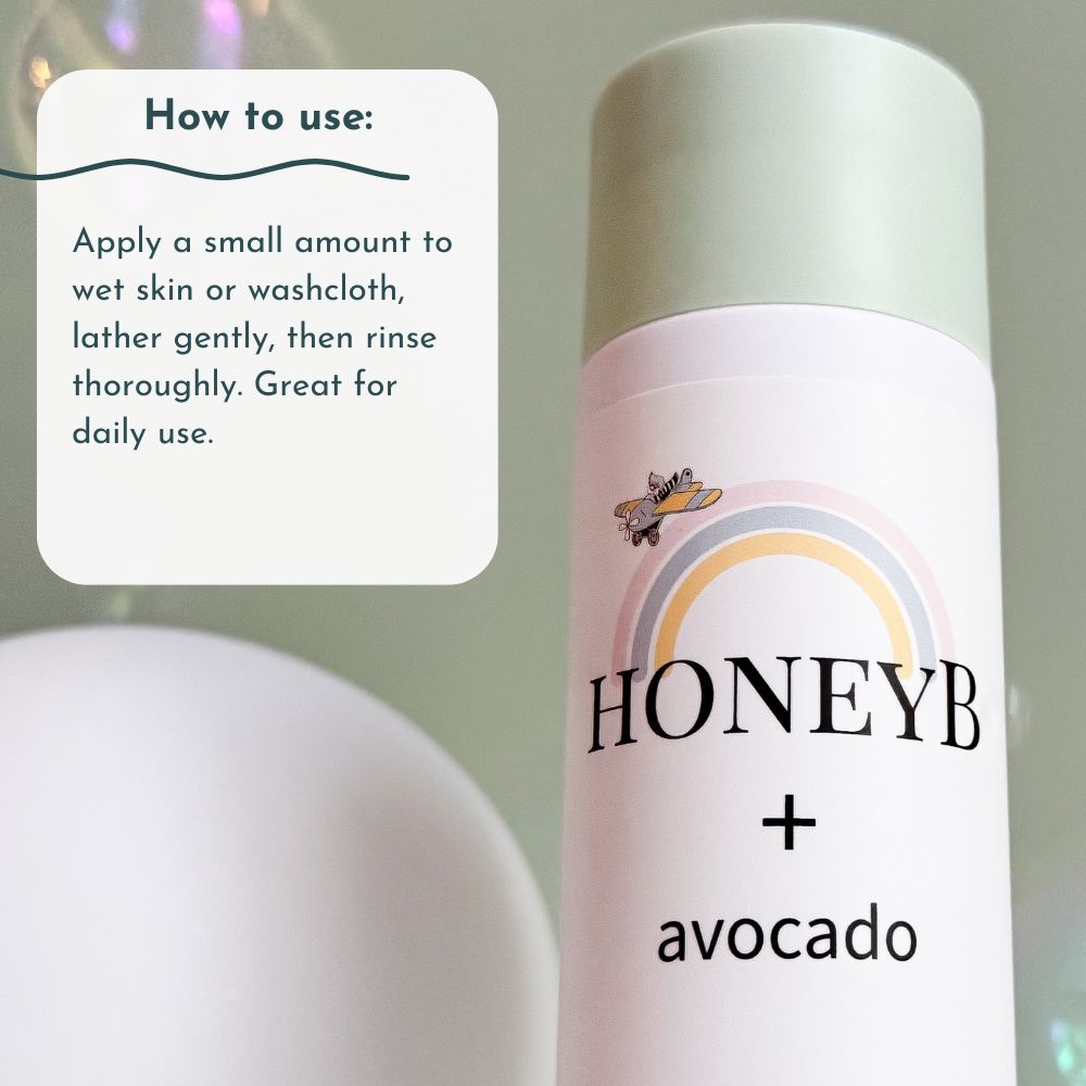 baby body wash and shampoo